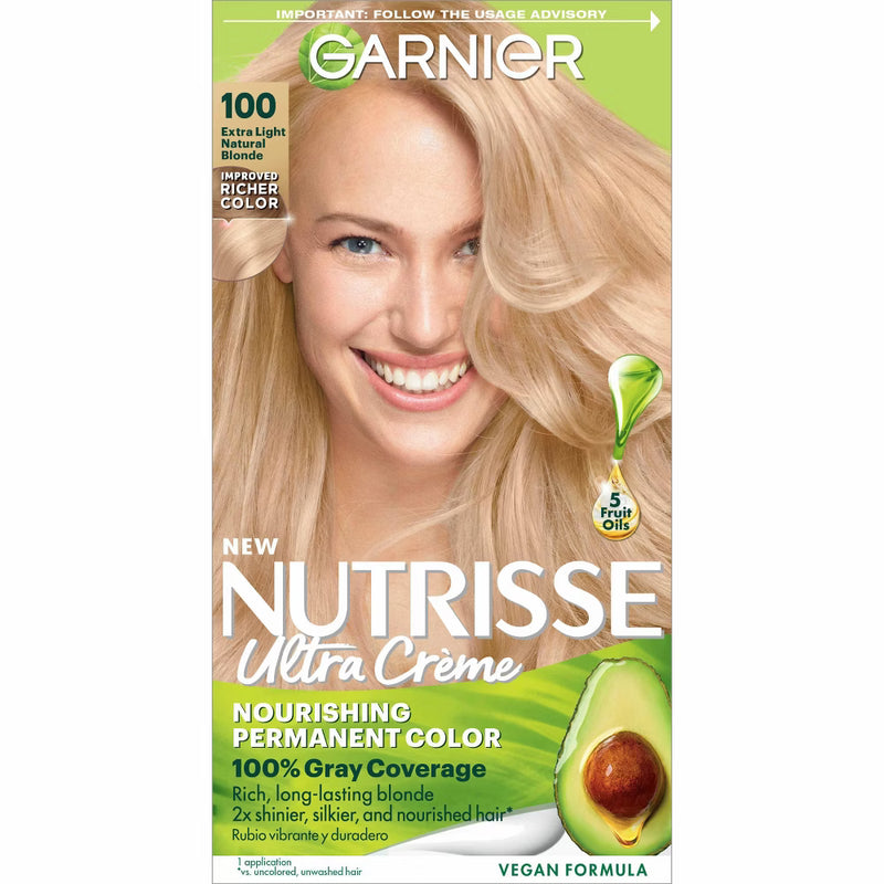 Garnier Garnier Nutrisse Ultra Color Nourishing Color Creme 100 Extra-Light Natural Blonde Chamomil Hair Color