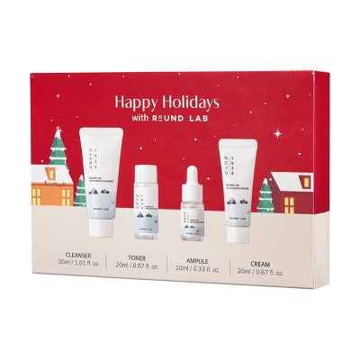 This is Beauty US Round Lab 1025 Dokdo Travel Skincare Gift Set 4pc - Imperfect Box HEALTH AND BEAUTY