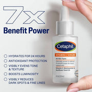 This is Beauty US Cetaphil Brightening Vitamin C Face Serum 1fl oz - Imperfect Box HEALTH AND BEAUTY