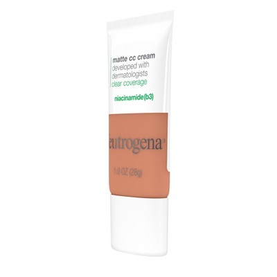 This is Beauty US Neutrogena Clear Coverage Flawless Matte Color Correcting Cream, Full-Coverage 7.5 Ginger - New HEALTH AND BEAUTY