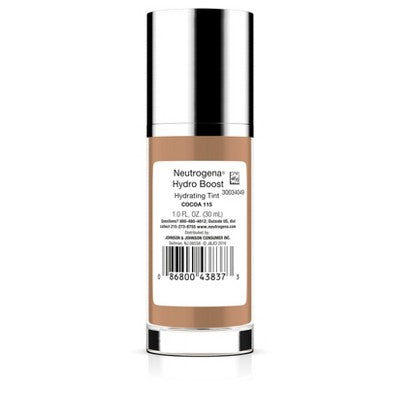 This is Beauty US Neutrogena Hydro Boost Hydrating Tint Liquid Foundation  115 Cocoa - Imperfect Container HEALTH AND BEAUTY
