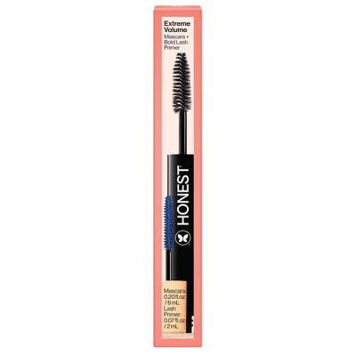 This is Beauty US Honest Beauty Extreme Volume Mascara + Bold Lash Primer Black 0.27 fl oz - Imperfect Box HEALTH AND BEAUTY
