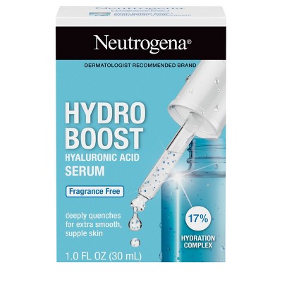 This is Beauty US Neutrogena Hydro Boost Hyaluronic Acid Face Serum with Vitamin B5 for Dry Skin 1 fl oz - Imperfect Box HEALTH AND BEAUTY
