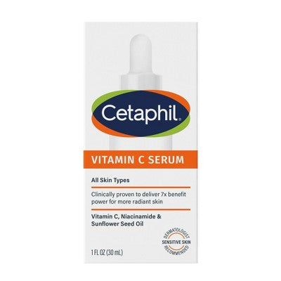 This is Beauty US Cetaphil Brightening Vitamin C Face Serum 1fl oz - Imperfect Box HEALTH AND BEAUTY