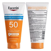 This is Beauty US Eucerin Advanced Hydration Sunscreen Lotion SPF 50 5 fl oz - Imperfect Container HEALTH AND BEAUTY