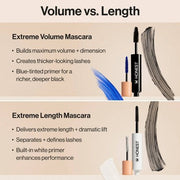 This is Beauty US Honest Beauty Extreme Volume Mascara + Bold Lash Primer Black 0.27 fl oz - Imperfect Box HEALTH AND BEAUTY