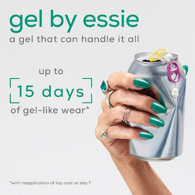 This is Beauty US essie Gel Couture Nail Polish First View Blue 0.46 fl oz - New HEALTH AND BEAUTY