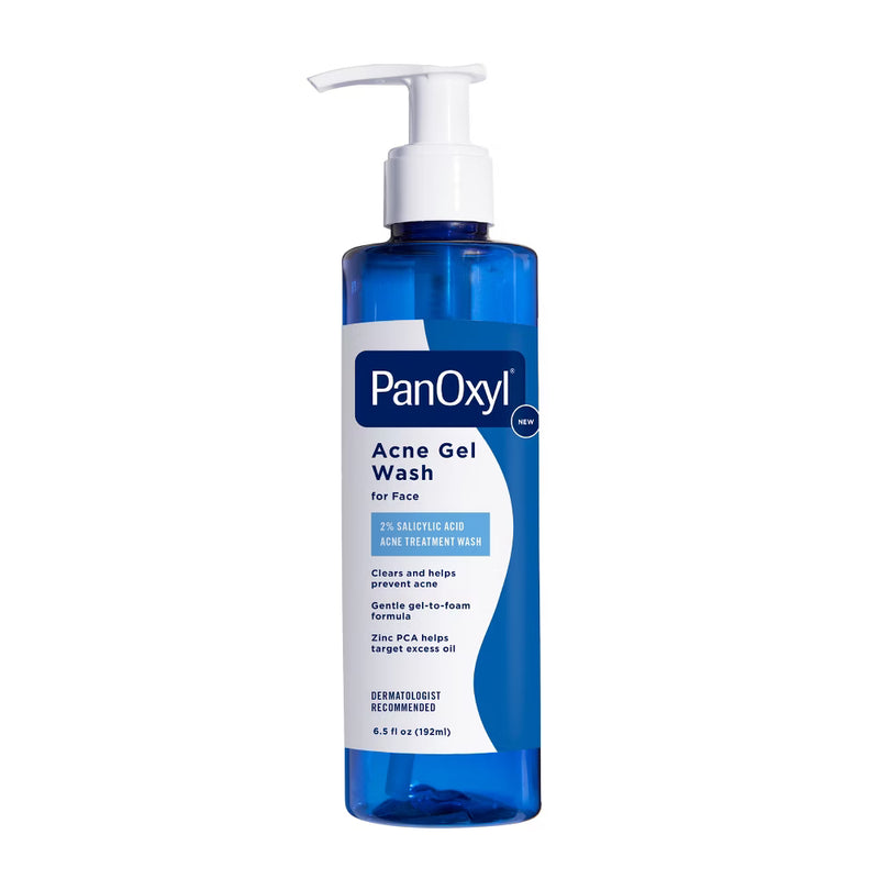 PanOxyl PanOxyl 2% Salicylic Acid Acne Treatment Gel Wash 6.5 Oz Skin Care White Smoke