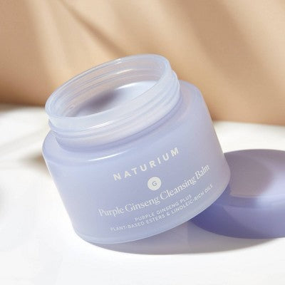 This is Beauty US Naturium Purple Ginseng Cleansing Balm 3 oz - Imperfect Container HEALTH AND BEAUTY