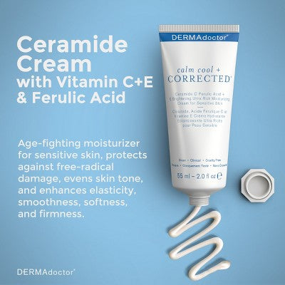 This is Beauty US Calm Cool + Corrected Ceramide C Ferulic Acid + E Brightening - Imperfect Box HEALTH AND BEAUTY