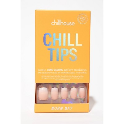 This is Beauty US Chillhouse Fake Nails Born day Square 24ct - New HEALTH AND BEAUTY
