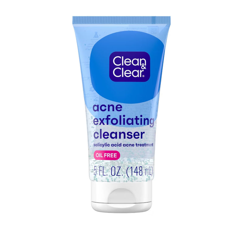 Clean & Clear Clean & Clear Acne Triple Clear Exfoliating Scrub 5 Oz Facial Cleansers White Smoke