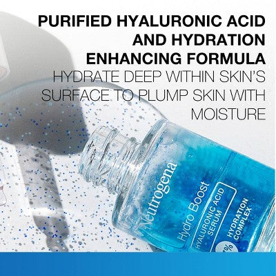 This is Beauty US Neutrogena Hydro Boost Hyaluronic Acid Face Serum with Vitamin B5 for Dry Skin 1 fl oz - Imperfect Box HEALTH AND BEAUTY