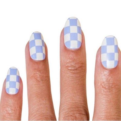 This is Beauty US Chillhouse Chill Tips Fake Nails Design Studio Checked Out 24ct - Imperfect Box HEALTH AND BEAUTY