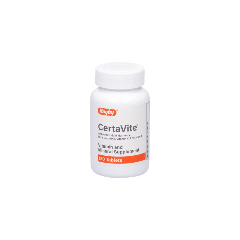 Rugby Rugby Certavite with Antioxidants Tablets, Multivitamin Supplement, 130 Count Vitamins & Supplements Lavender