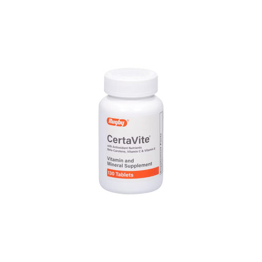 Rugby Rugby Certavite with Antioxidants Tablets, Multivitamin Supplement, 130 Count Vitamins & Supplements Lavender