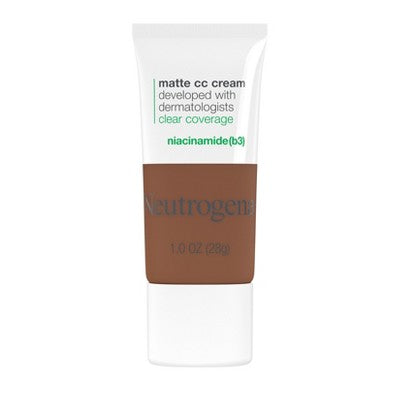 This is Beauty US Neutrogena Clear Coverage Flawless Matte Color Correcting Cream, Full-Coverage 9.0 Cinnamon - New HEALTH AND BEAUTY