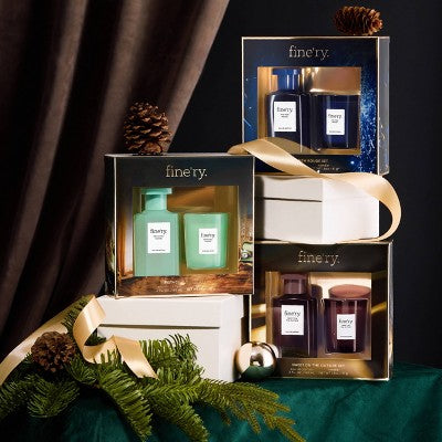 This is Beauty US fine'ry. Full Size EDP + Mini Candle Gift Set Pistachio Please 2pc - Imperfect Box HEALTH AND BEAUTY