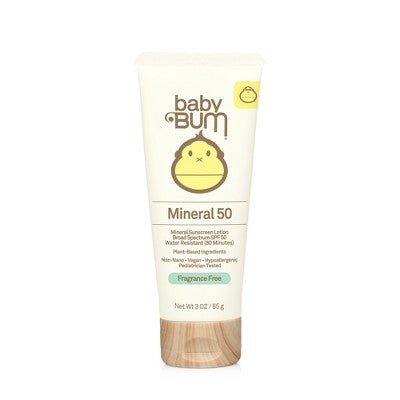 This is Beauty US Baby Bum Mineral Sunscreen Lotion SPF 50 3oz - Imperfect Container HEALTH AND BEAUTY