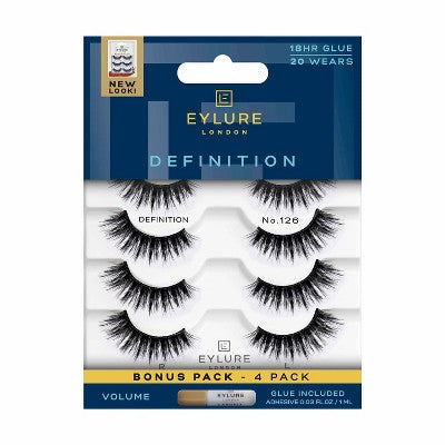 This is Beauty US Eylure Definition False Eyelashes No 126 4pr - Imperfect Box HEALTH AND BEAUTY