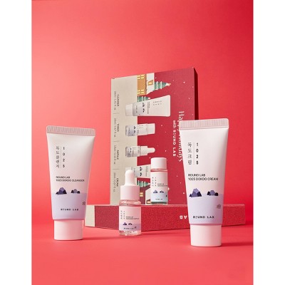 This is Beauty US Round Lab 1025 Dokdo Travel Skincare Gift Set 4pc - Imperfect Box HEALTH AND BEAUTY