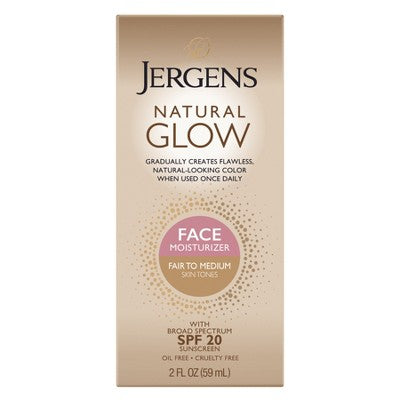 This is Beauty US Jergens Glow Moisturizer & Self Tanner SPF 20 2 fl oz Fair to Medium - Imperfect Box HEALTH AND BEAUTY
