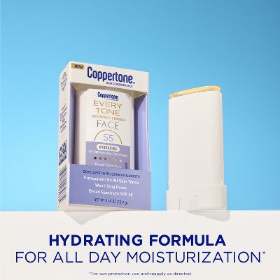 This is Beauty US Coppertone Every Tone Sunscreen Face Stick SPF 55+ 0.49 fl oz - Imperfect Box HEALTH AND BEAUTY