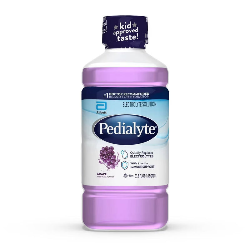 Pedialyte Oralyte Pediatric Electrolyte Solution, Grape Flavor, 33.8 fl oz (1 Liter) Sports & Energy Drinks