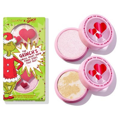 This is Beauty US ColourPop x How the Grinch Stole Christmas Super Shock Highlighter Duo 0.21oz - Imperfect Box HEALTH AND BEAUTY