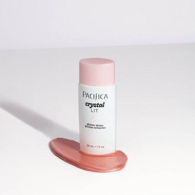 This is Beauty US Pacifica Crystal Lit Glowy Glisten Drops 1 fl oz - Imperfect Box HEALTH AND BEAUTY