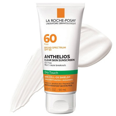This is Beauty US La Roche Posay Anthelios Clear Skin Dry Touch Face Sunscreen SPF 60 3.0 fl oz - Imperfect Box HEALTH AND BEAUTY