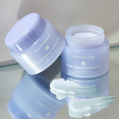 This is Beauty US Naturium Purple Ginseng Cleansing Balm 3 oz - Imperfect Container HEALTH AND BEAUTY