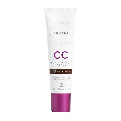 This is Beauty US Lumene CC Color Correcting Cream 9 Deep Rich 1 fl oz - New HEALTH AND BEAUTY