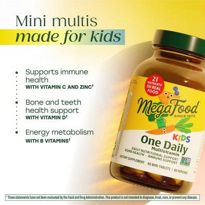 This is Beauty US MegaFood Kids One Daily Mini Tablets 30ct - New HEALTH AND BEAUTY