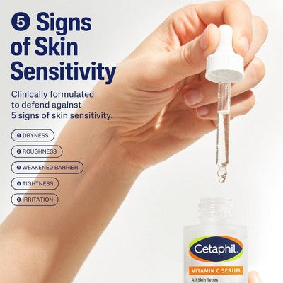 This is Beauty US Cetaphil Brightening Vitamin C Face Serum 1fl oz - Imperfect Box HEALTH AND BEAUTY