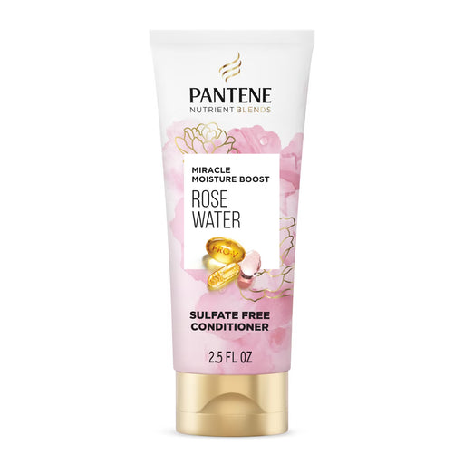 Pantene Pantene Nutrient Blends Sulfate Free Miracle Moisture Rose Water Conditioner 2.5 Fl Oz Shampoo & Conditioner White Smoke