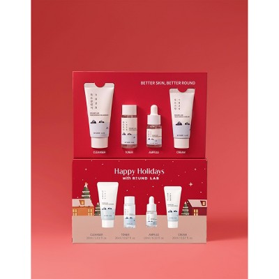 This is Beauty US Round Lab 1025 Dokdo Travel Skincare Gift Set 4pc - Imperfect Box HEALTH AND BEAUTY