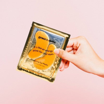 This is Beauty US Grace & Stella Energizing Under Eye Mask Gold  24 Pair - Imperfect Box HEALTH AND BEAUTY