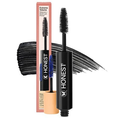 This is Beauty US Honest Beauty Extreme Volume Mascara + Bold Lash Primer Black 0.27 fl oz - Imperfect Box HEALTH AND BEAUTY