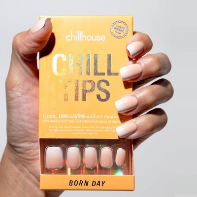 This is Beauty US Chillhouse Fake Nails Born day Square 24ct - New HEALTH AND BEAUTY