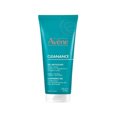 This is Beauty US Avene Cleanance Cleansing Face and Body Gel for Acne Prone & Oily Skin 6.7 fl oz - Imperfect Container HEALTH AND BEAUTY