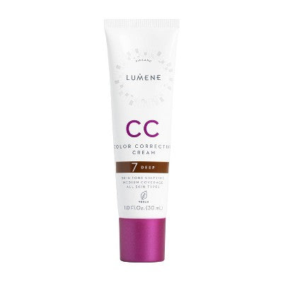 This is Beauty US Lumene CC Color Correcting Cream 7 Deep 1 fl oz - New HEALTH AND BEAUTY