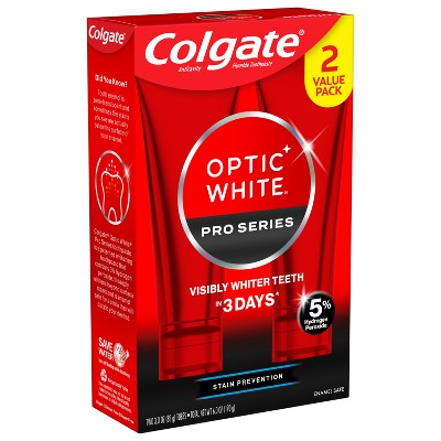 This is Beauty US Colgate Pro Series Stain Prevention Hydrogen PeroxideToothpaste 3oz/2pk - Imperfect Box HEALTH AND BEAUTY