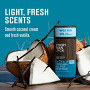 This is Beauty US Every Man Jack All Over Solid Deodorant Coconut + Vanilla 2.6oz - New HEALTH AND BEAUTY