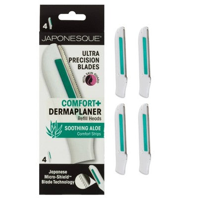 This is Beauty US JAPONESQUE Comfort+ Dermaplaner Razor Refill Blades 4ct - New HEALTH
