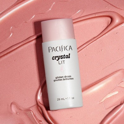 This is Beauty US Pacifica Crystal Lit Glowy Glisten Drops 1 fl oz - Imperfect Box HEALTH AND BEAUTY