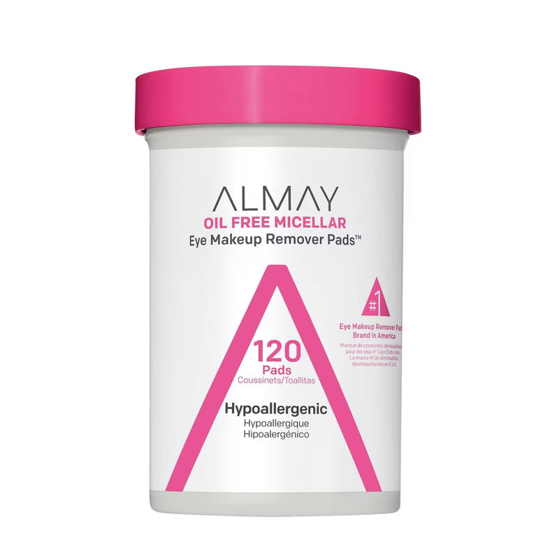 Almay Almay Biodegradable Oil Free Micellar Eye Makeup Remover Pads 120 Ct Skin Care White Smoke