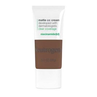 This is Beauty US Neutrogena Clear Coverage Flawless Matte Color Correcting Cream, Full-Coverage 9.5 Truffle - New HEALTH AND BEAUTY