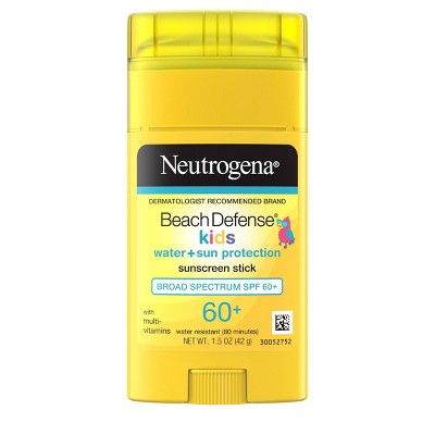 This is Beauty US Neutrogena Beach Defense Water Resistant Kids& Sunscreen Stick SPF50 1.5oz - Imperfect Container HEALTH AND BEAUTY