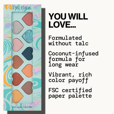 This is Beauty US Pacifica Malibu Eye Shadows Palette 0.2oz - New HEALTH AND BEAUTY